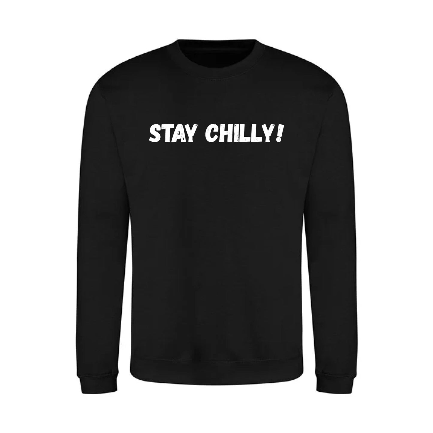 IBH STAY CHILLY! Sweatshirt - White Print