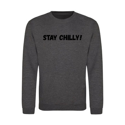 IBH STAY CHILLY! Sweatshirt - Black Print