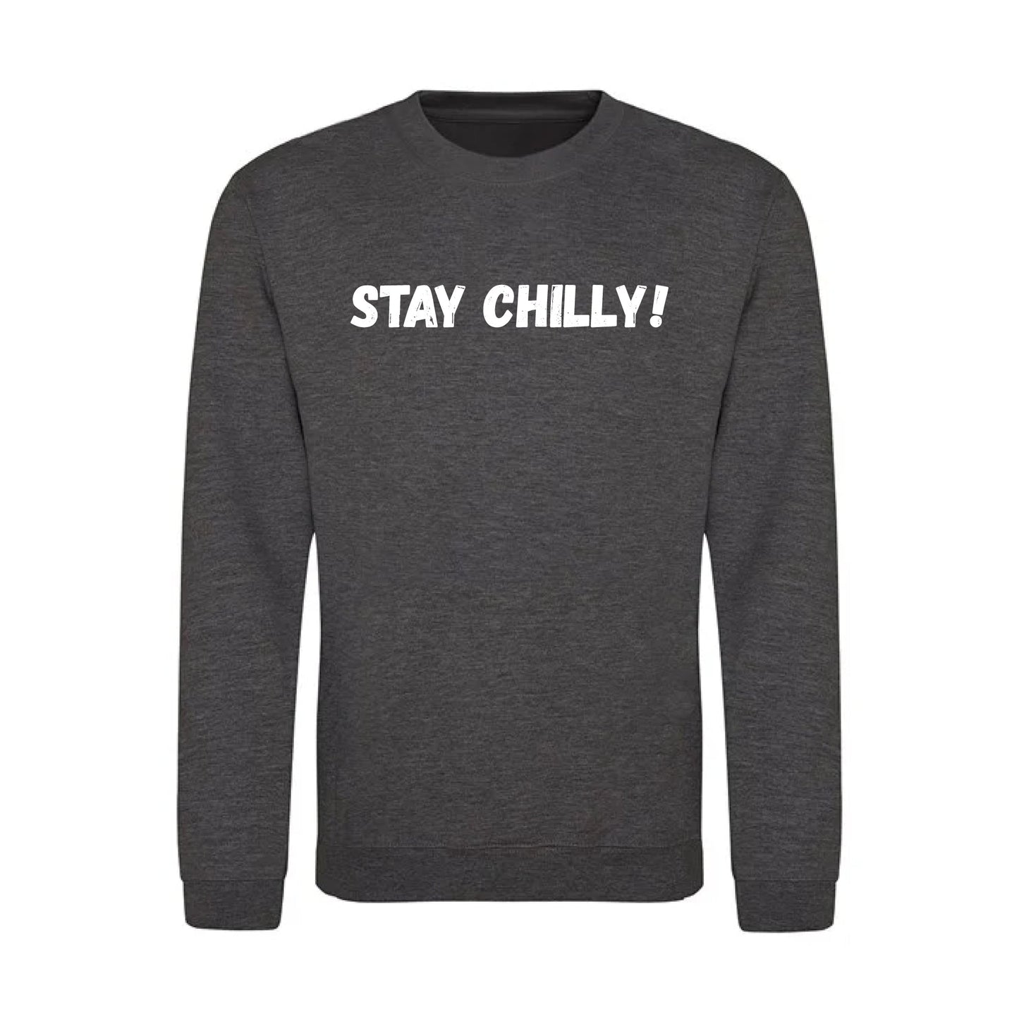 IBH STAY CHILLY! Sweatshirt - White Print