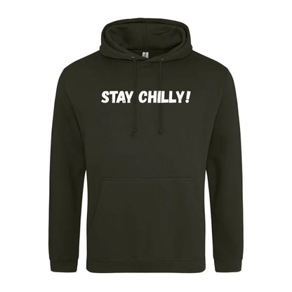 IBH STAY CHILLY! Hoodie - White Print