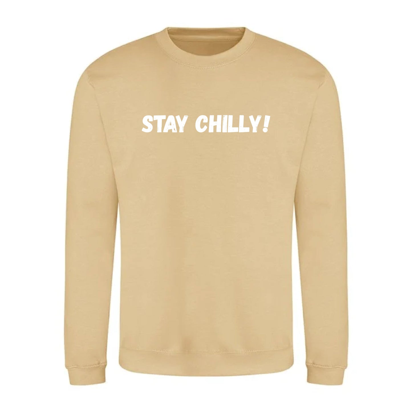 IBH STAY CHILLY! Sweatshirt - White Print