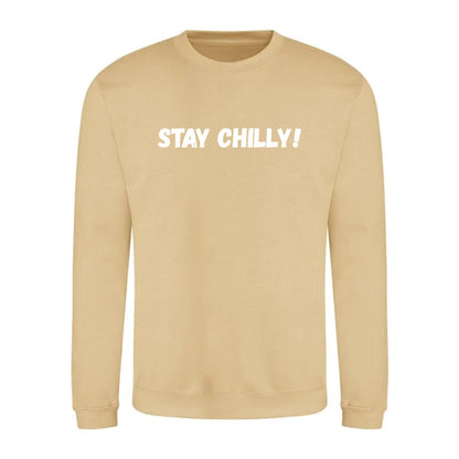 IBH STAY CHILLY! Sweatshirt - White Print