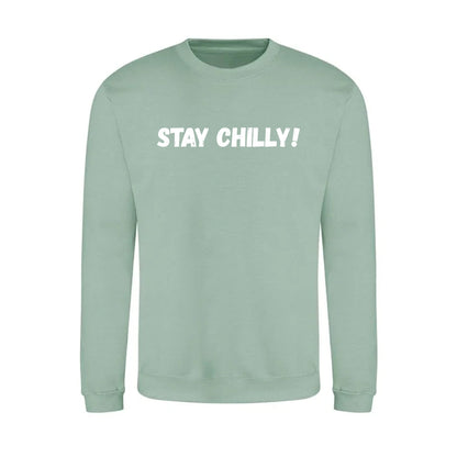 IBH STAY CHILLY! Sweatshirt - White Print