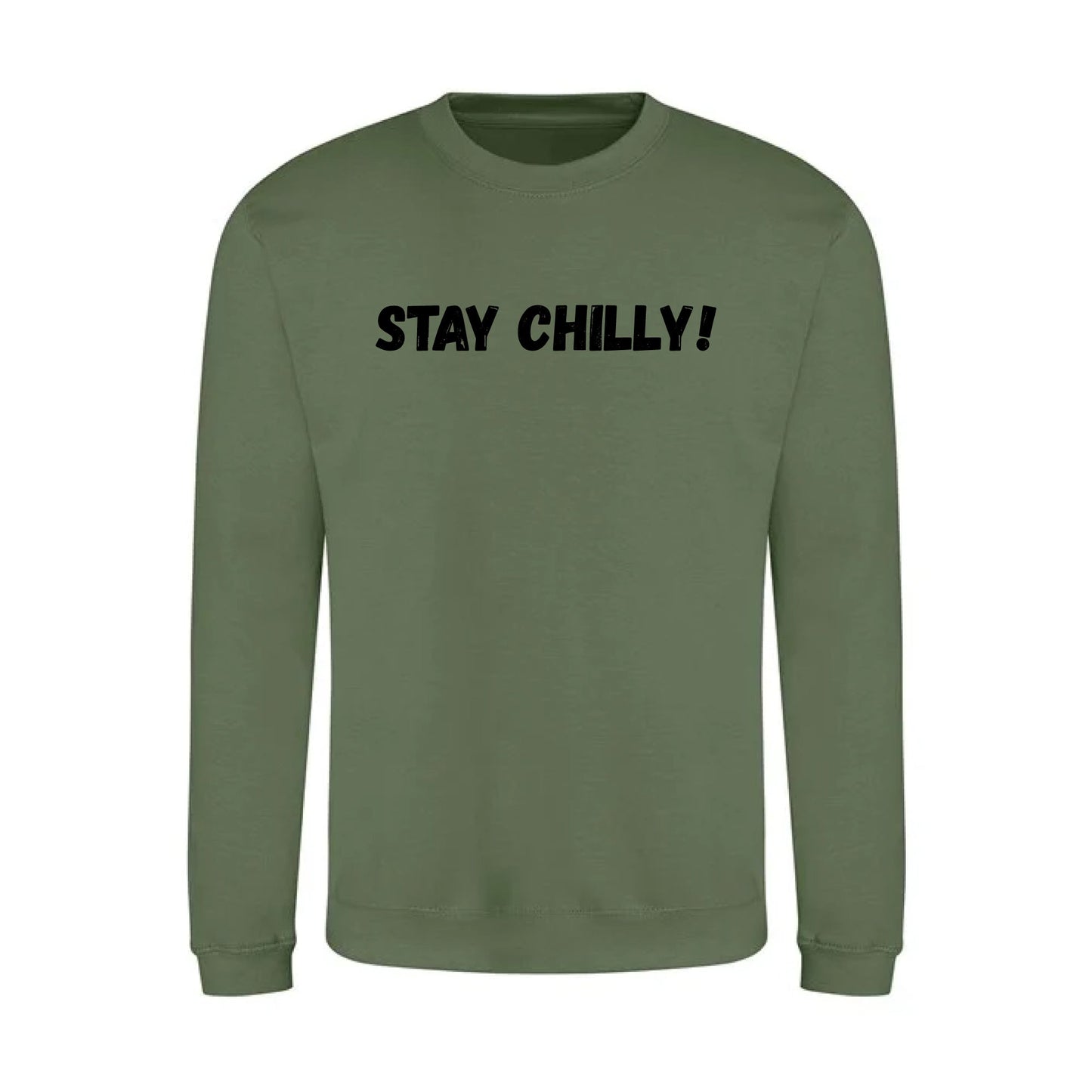 IBH STAY CHILLY! Sweatshirt - Black Print