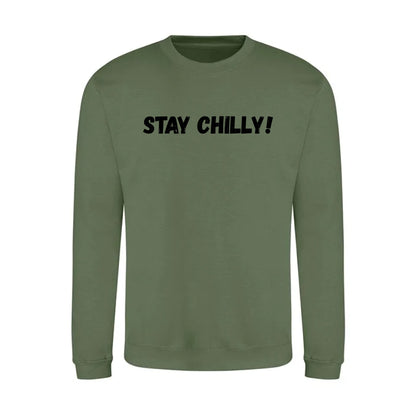 IBH STAY CHILLY! Sweatshirt - Black Print