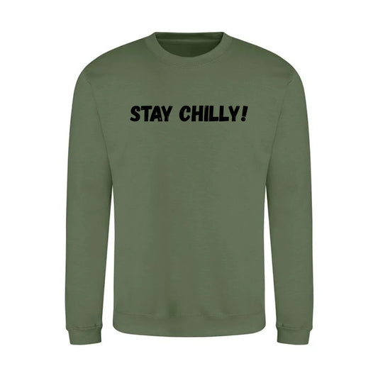 IBH STAY CHILLY! Sweatshirt - Black Print