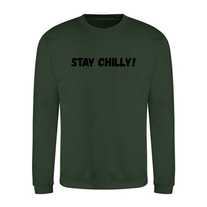 IBH STAY CHILLY! Sweatshirt - Black Print