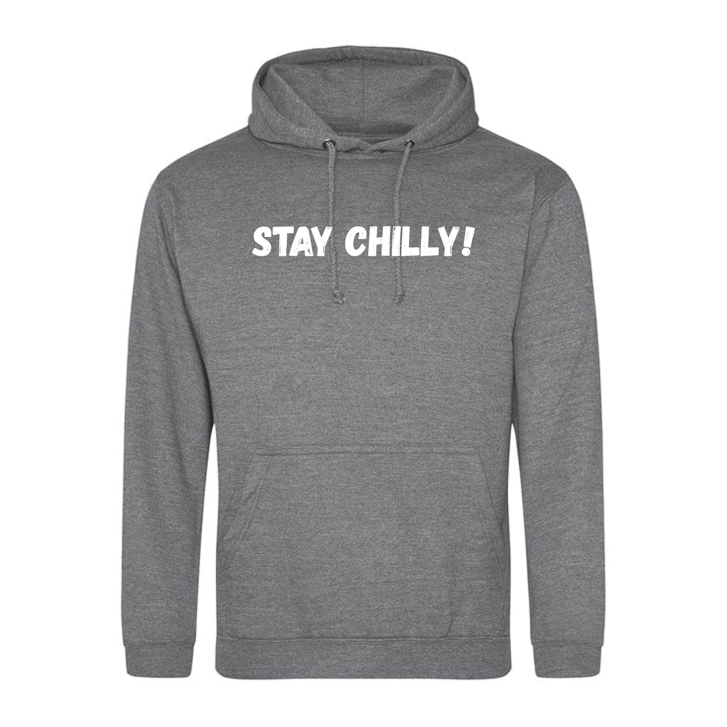 IBH STAY CHILLY! Hoodie - White Print