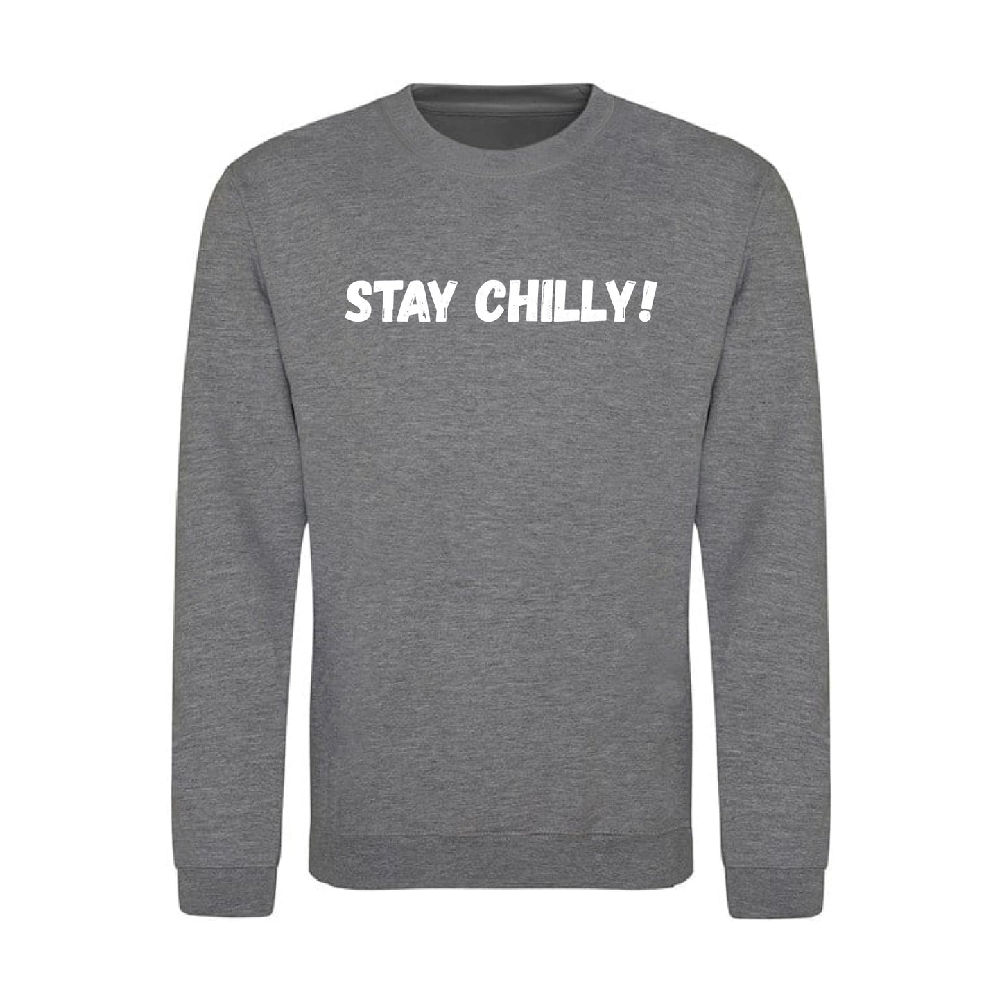 IBH STAY CHILLY! Sweatshirt - White Print