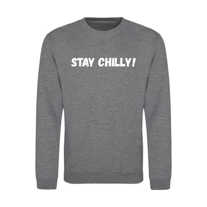 IBH STAY CHILLY! Sweatshirt - White Print