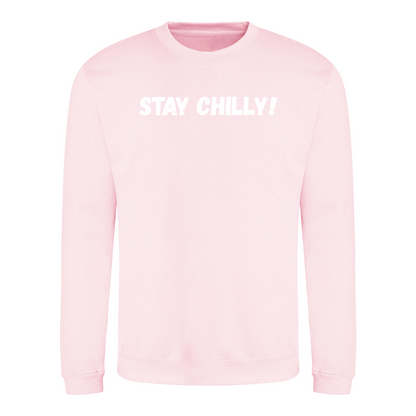 IBH STAY CHILLY! Sweatshirt - White Print