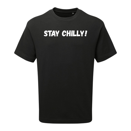 IBH STAY CHILLY! Heavyweight T-Shirt - White Print
